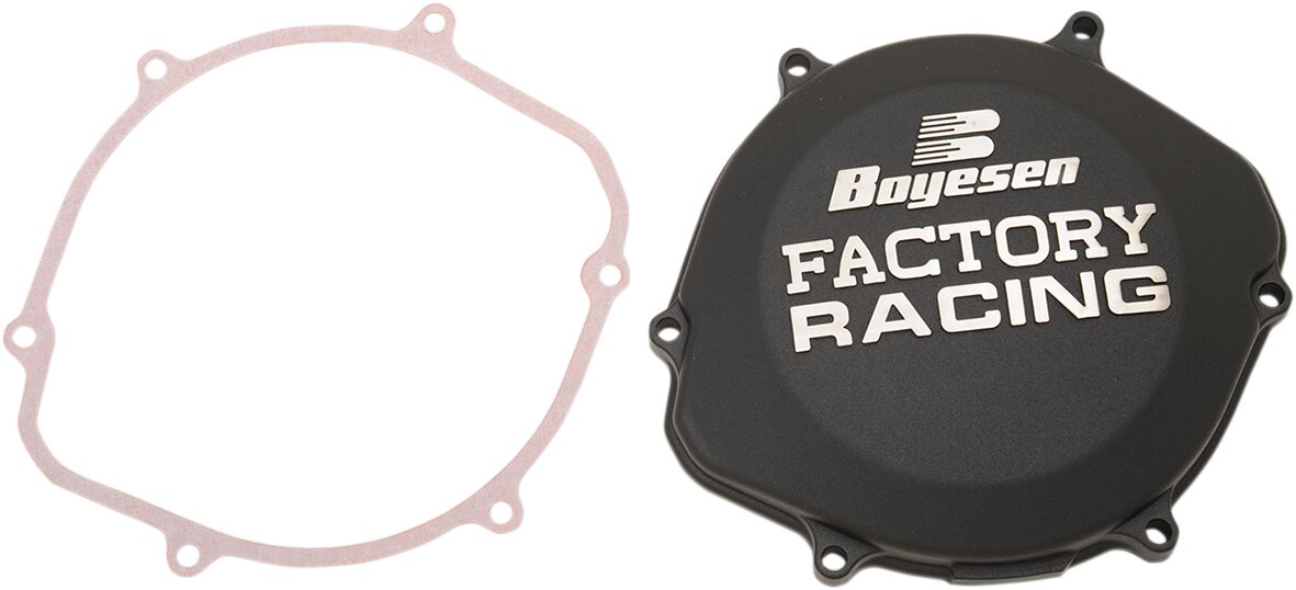 CLUTCH COVER FACTORY RACING  ALUMINUM REPLACEMENT BLACK