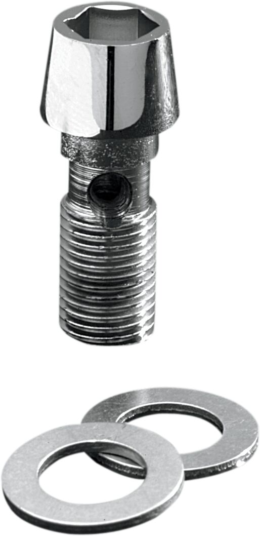 Kooniline sisekuuskantpeaga banjopolt 3/8"-24 X 10MM, kohandatud asendus, kroom, naturaalne