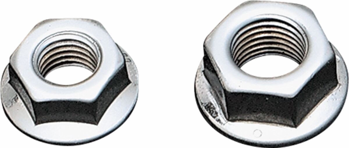 FLANGE NUT 1/2" - 20 CUSTOM REPLACEMENT FINE CHROME NATURAL