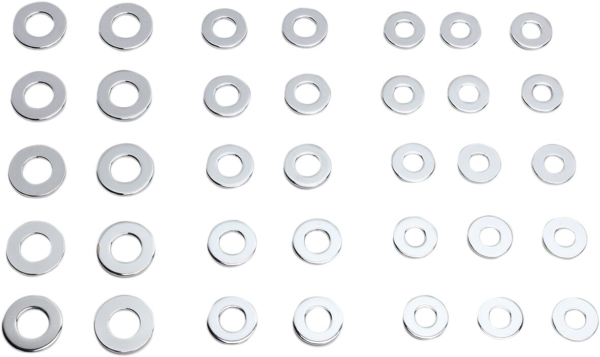 FLAT WASHER KIT CHROME