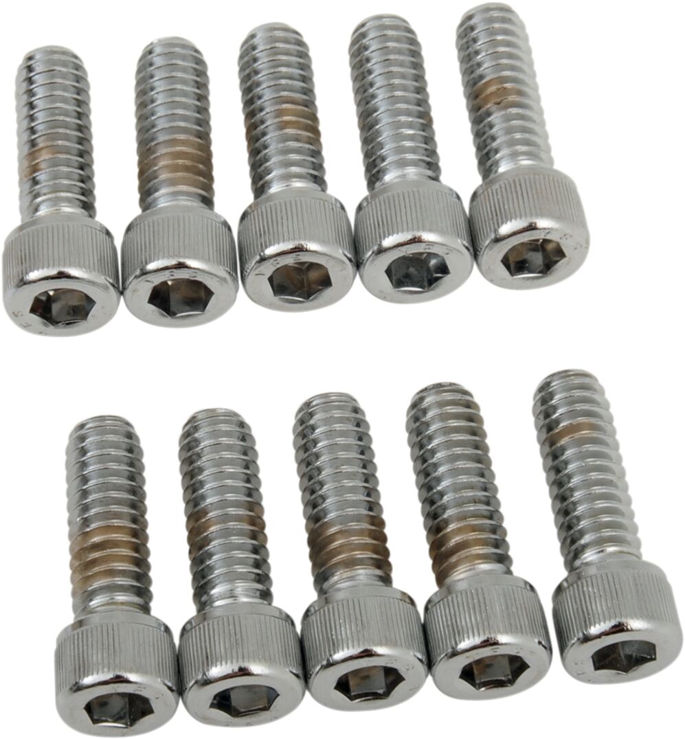 Sisekuuskantpolt 1/4-20X0.75, rihveldatud, kroom