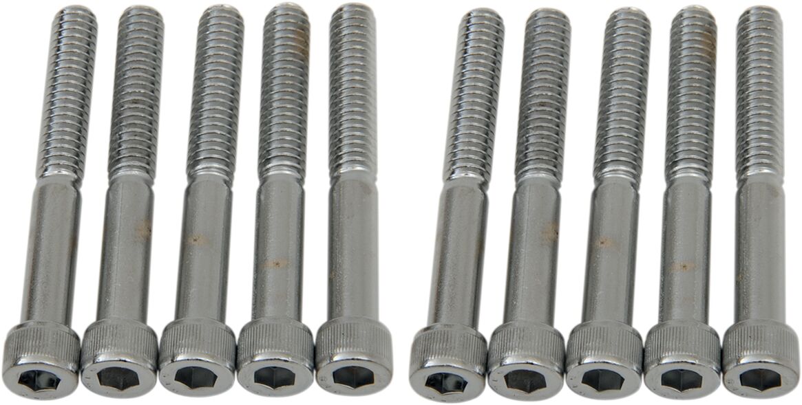 SOCKET-HEAD BOLT 1/4-20X2 KNURLED CHROME