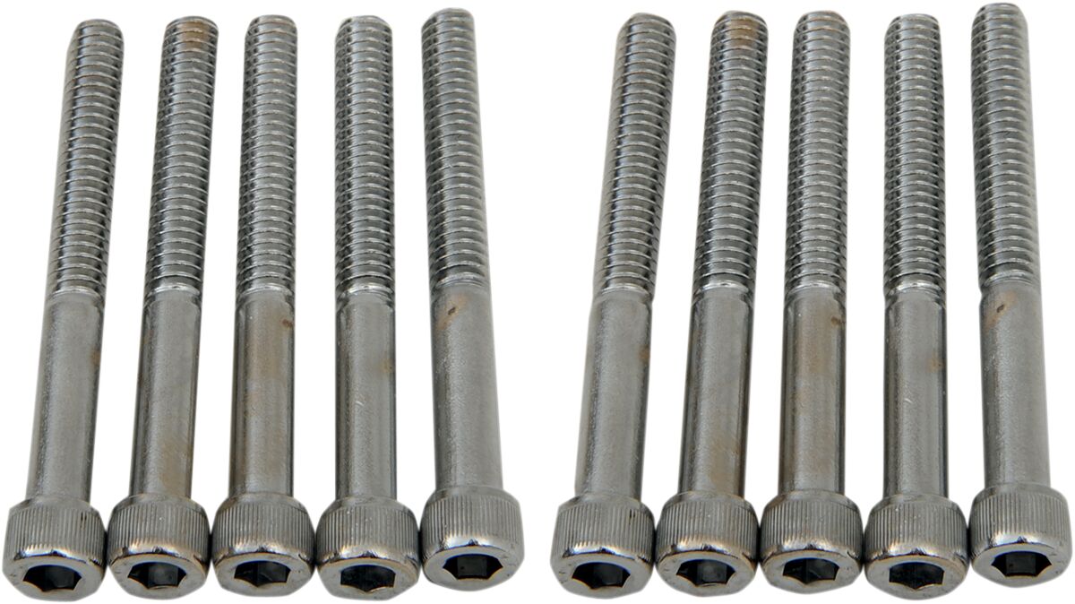 SOCKET-HEAD BOLT 1/4-20X2.25 KNURLED CHROME