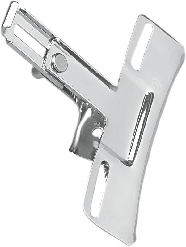 REPLACEMENT LICENSE PLATE BRACKET ADJUSTABLE CHROME