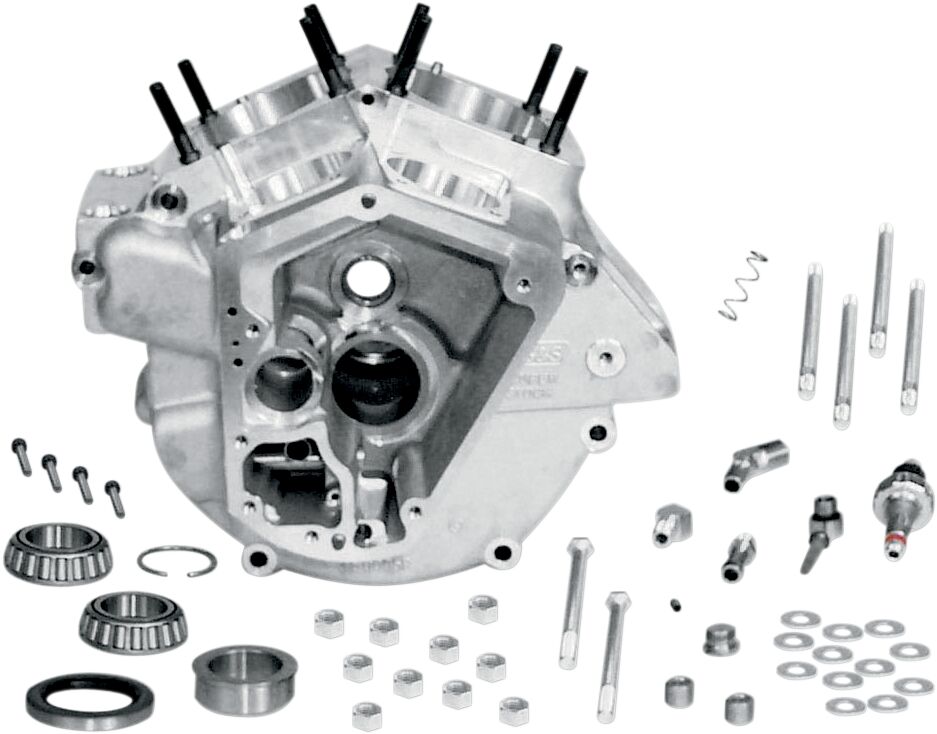 CRANKCASE ASSEMBLY STOCK-BORE SILVER