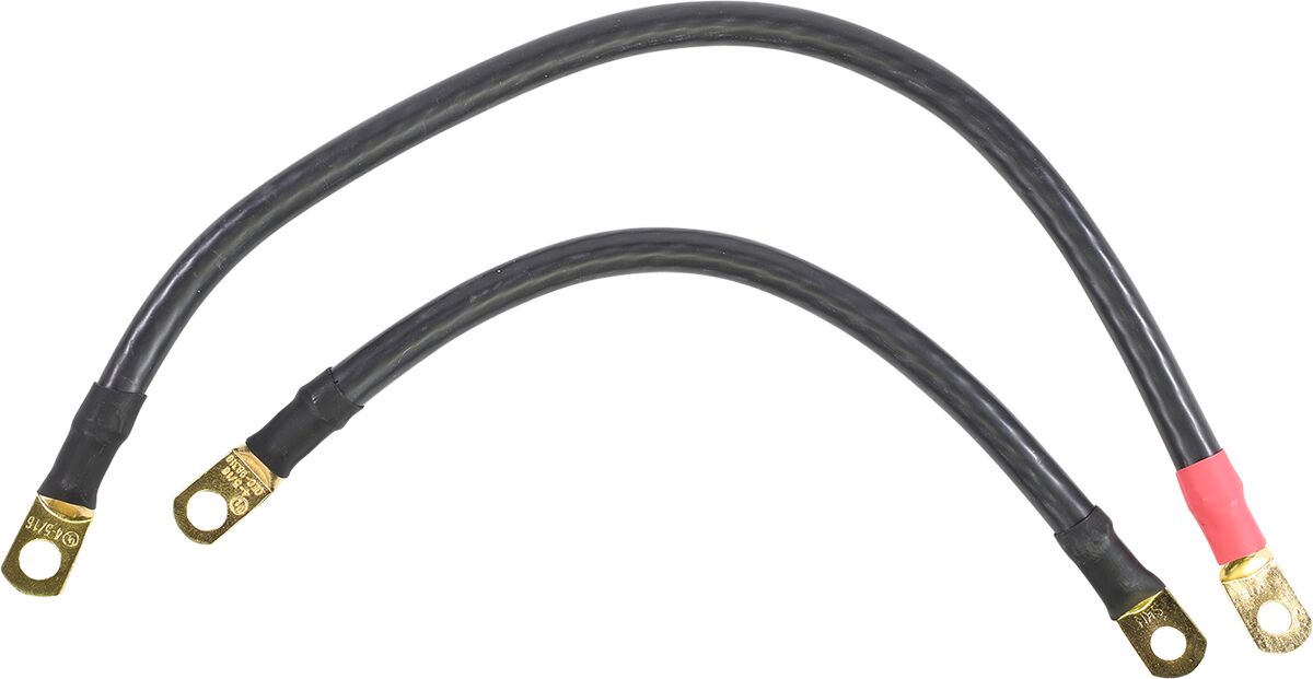 Akukaablite komplekt, must, 91-05 Dyna