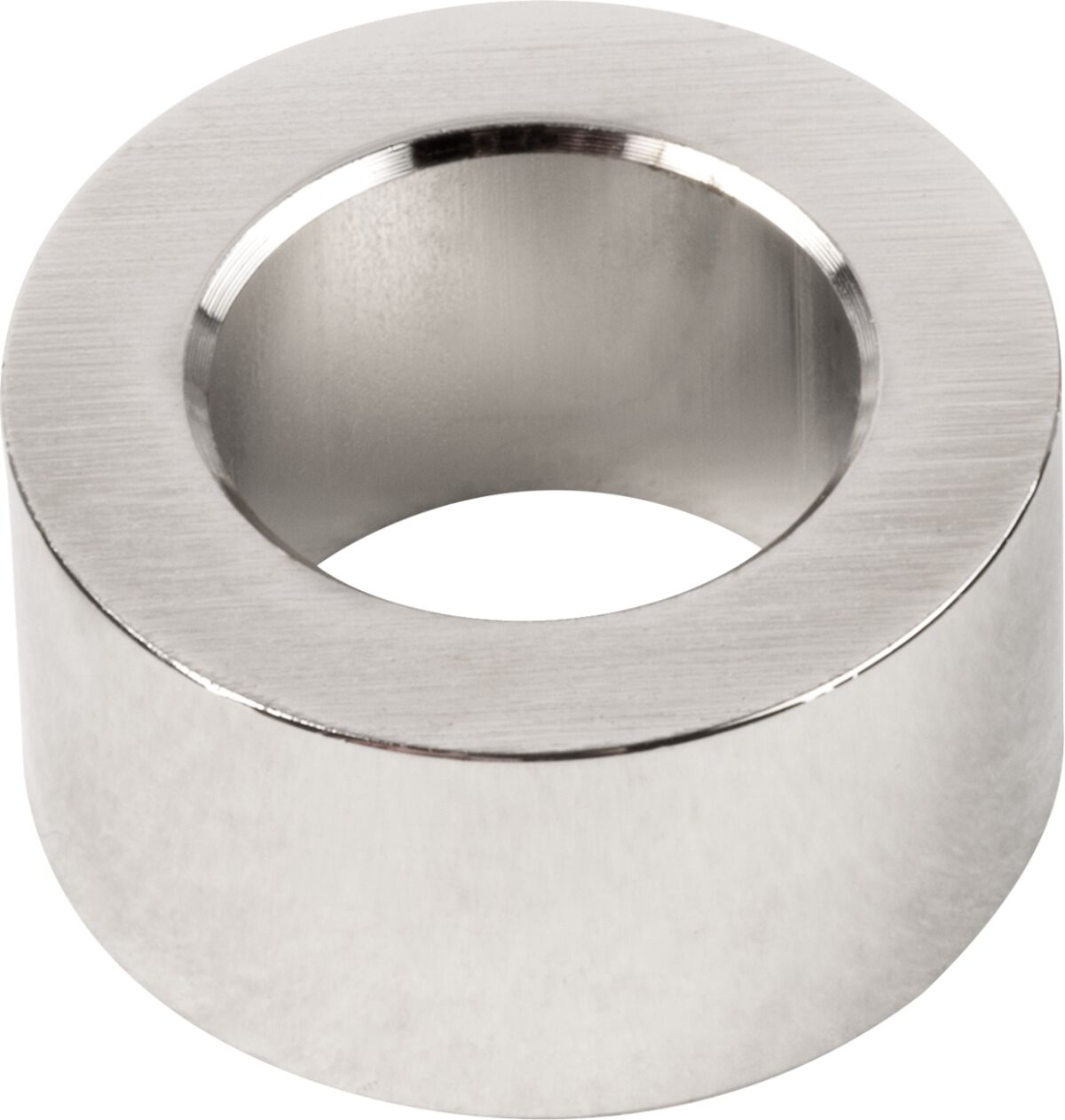 Välimine telje vahepuks, kroom, siseläbimõõt 0.75", laius 0.625"