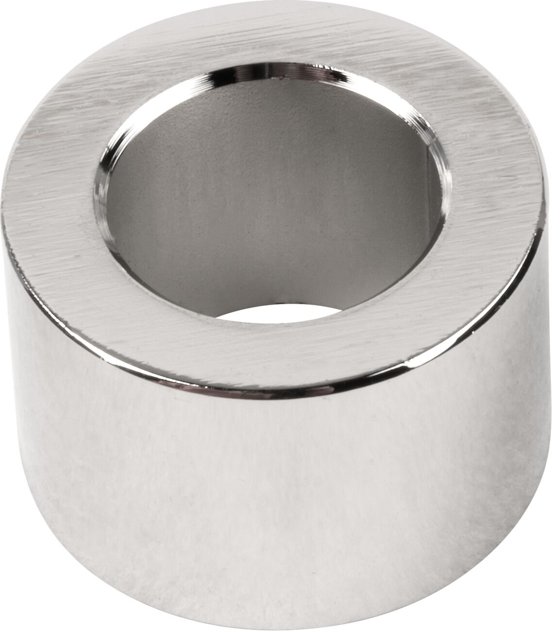 Välimine telje vahepuks, kroom, siseläbimõõt 0.75", laius 0.8125"
