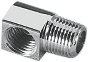 Liitmik 1/8", isane NPT, kohandatud asendus, kroom, naturaalne