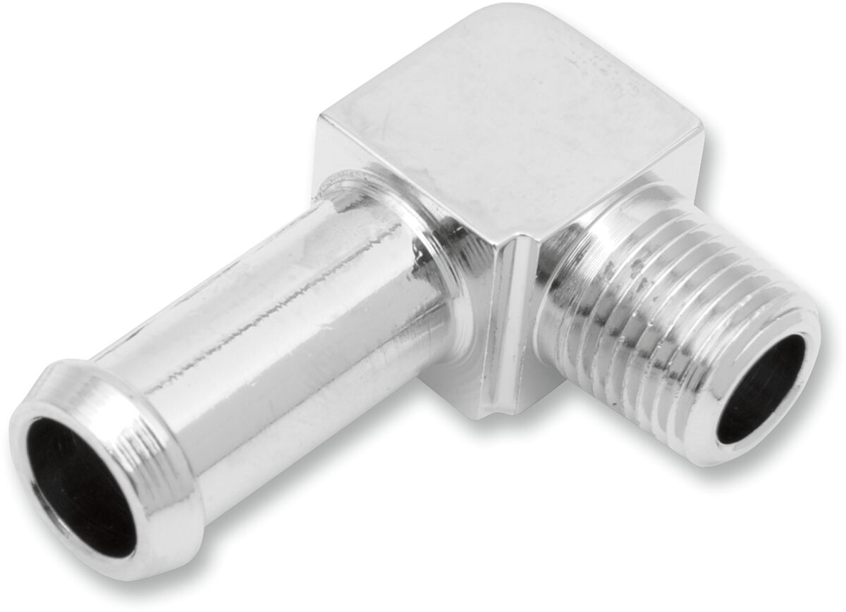 Liitmik 3/8"-1/8", isane NPT | 90°, kohandatud asendus, kroom, naturaalne