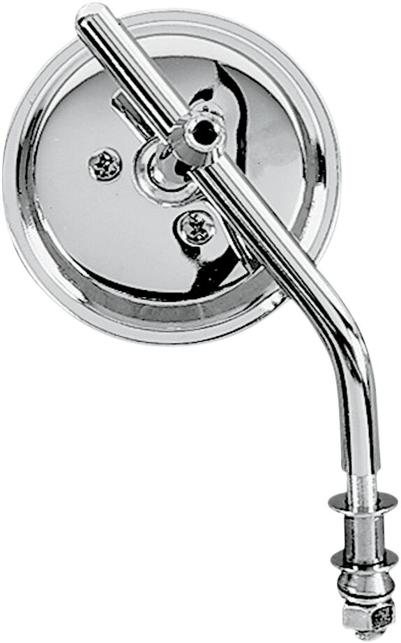 MIRROR ROUND 3" W/ ADJUSTABLE STEM CHROME
