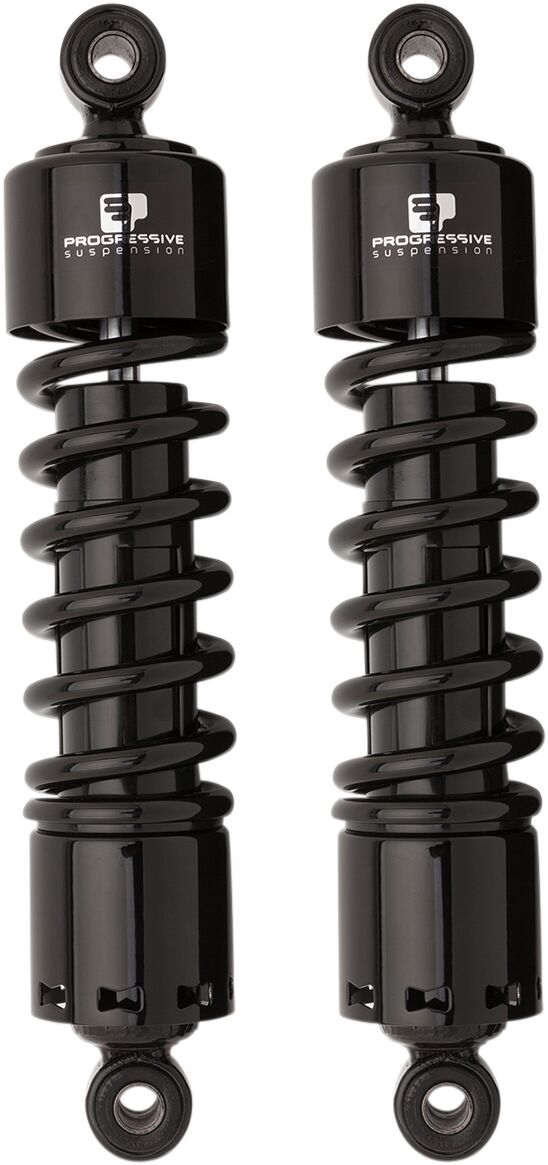 Progressive Suspension 412-seeria, tugevdatud, American-Tuned gaasamortisaatorid ilma katteta, must, 12"