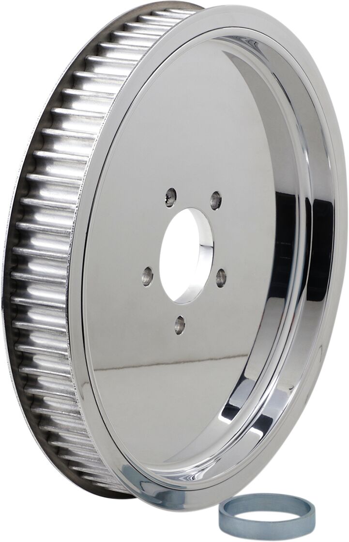 REAR BELT PULLEY 65 TOOTH 1-1/2'' SOLID POLISHED