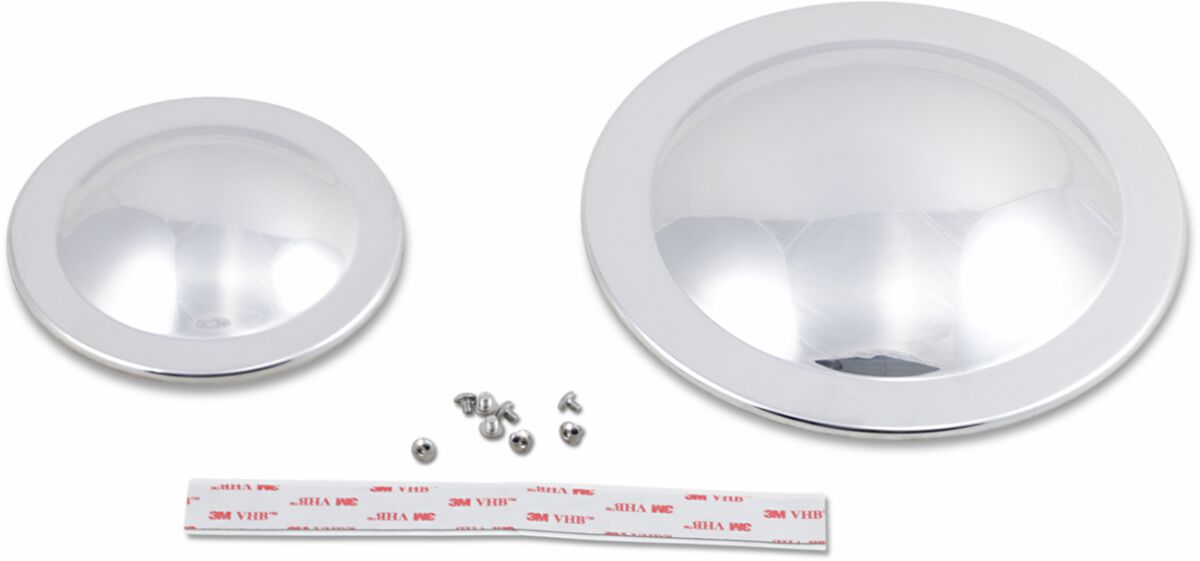 POLISHED DOMED PULLEY COVER KIT