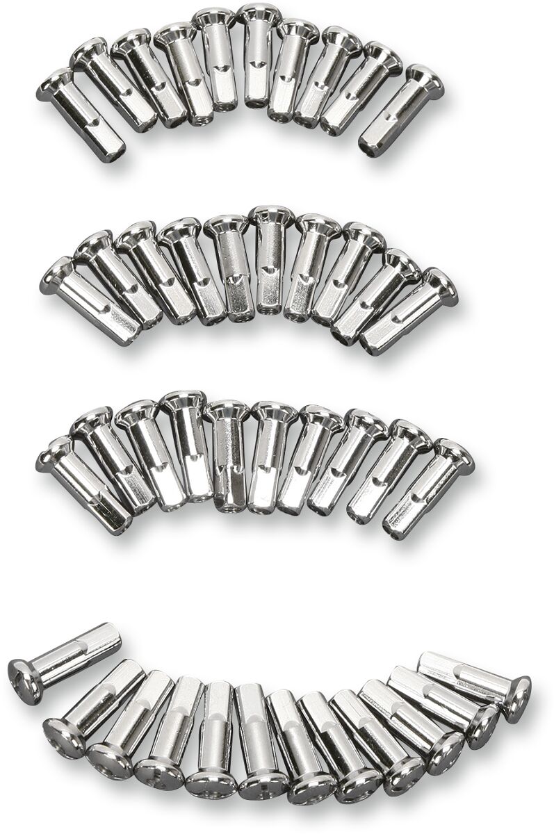 NIPPLE SET 0.965" STEEL/CHROME