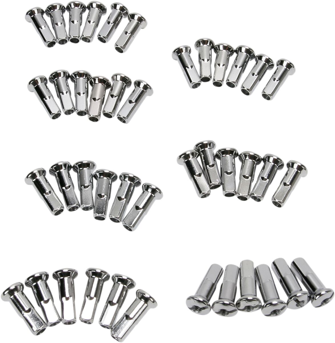 NIPPLE SET 0.866" STEEL/CHROME