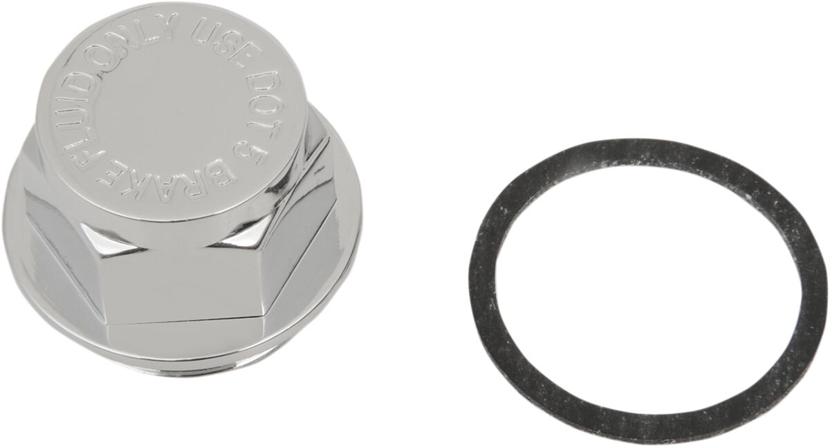 REAR MASTER CYLINDER CAP CHROME