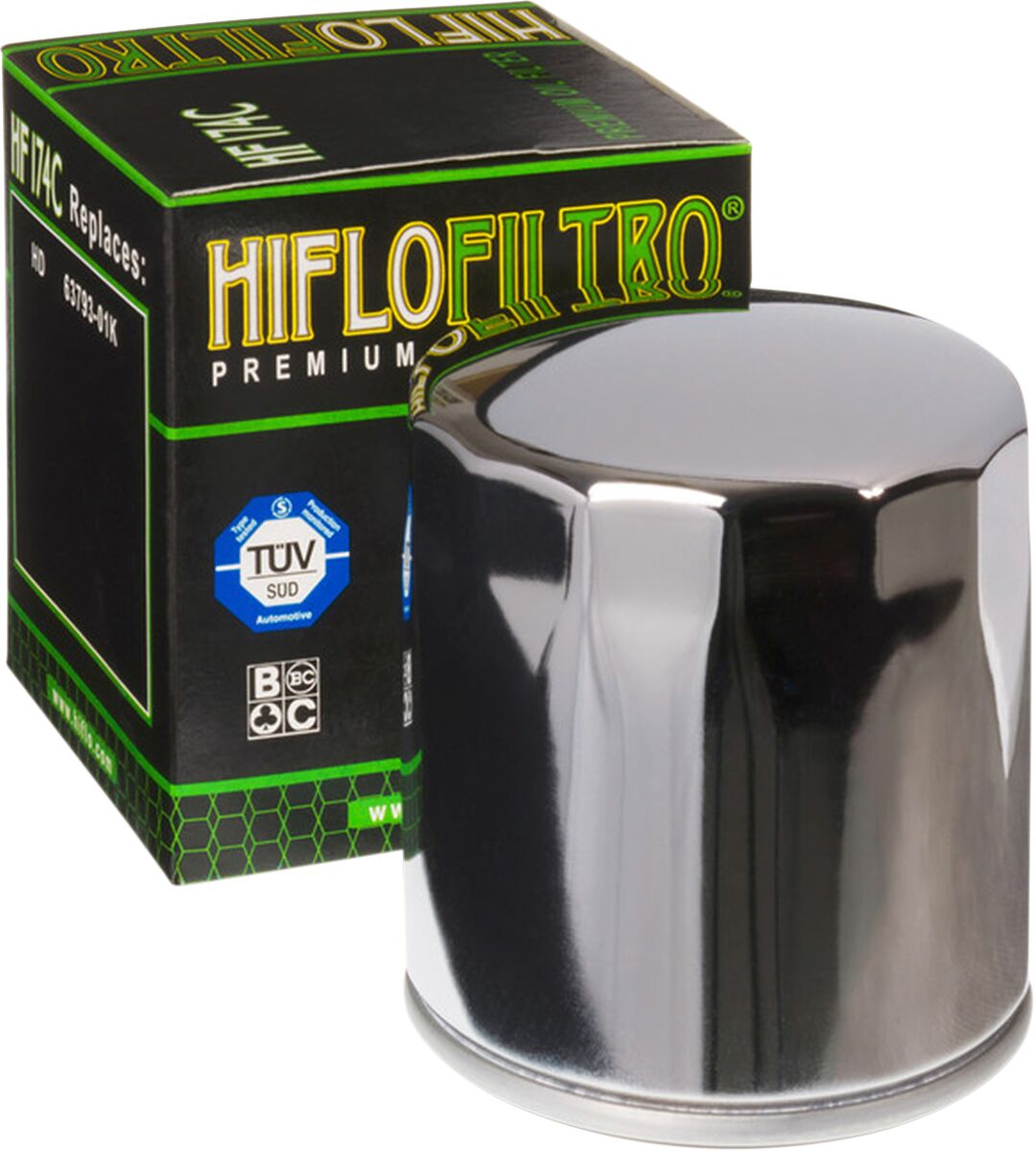 Õlifilter, keeratav, paberist, kroom