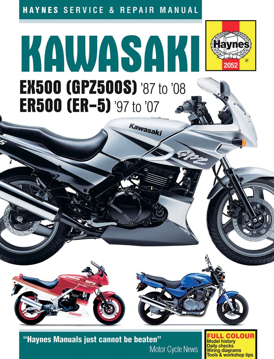 Kasutusjuhend Kawasaki EX500