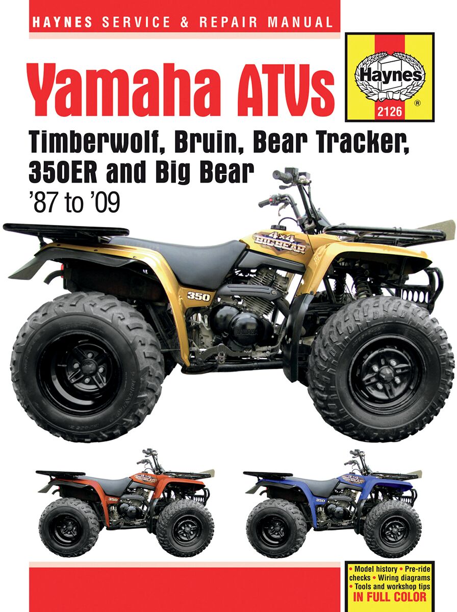 Käsiraamat Yamaha YFM350