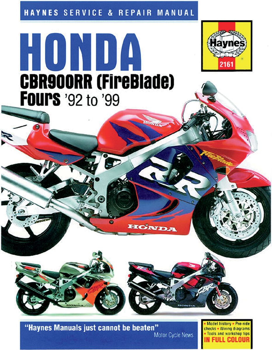 Käsiraamat Honda CBR900RR