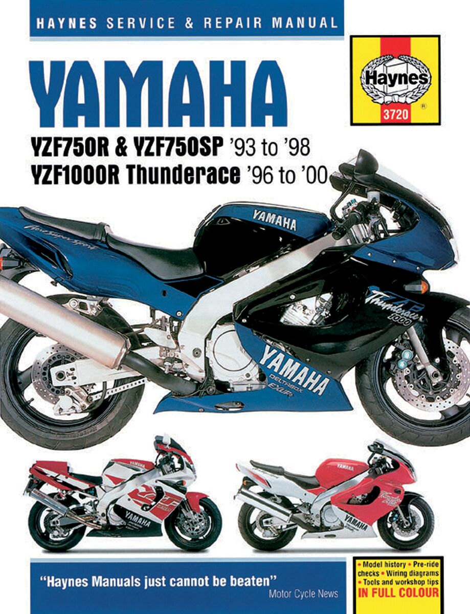 Käsiraamat, YZF750R/SP