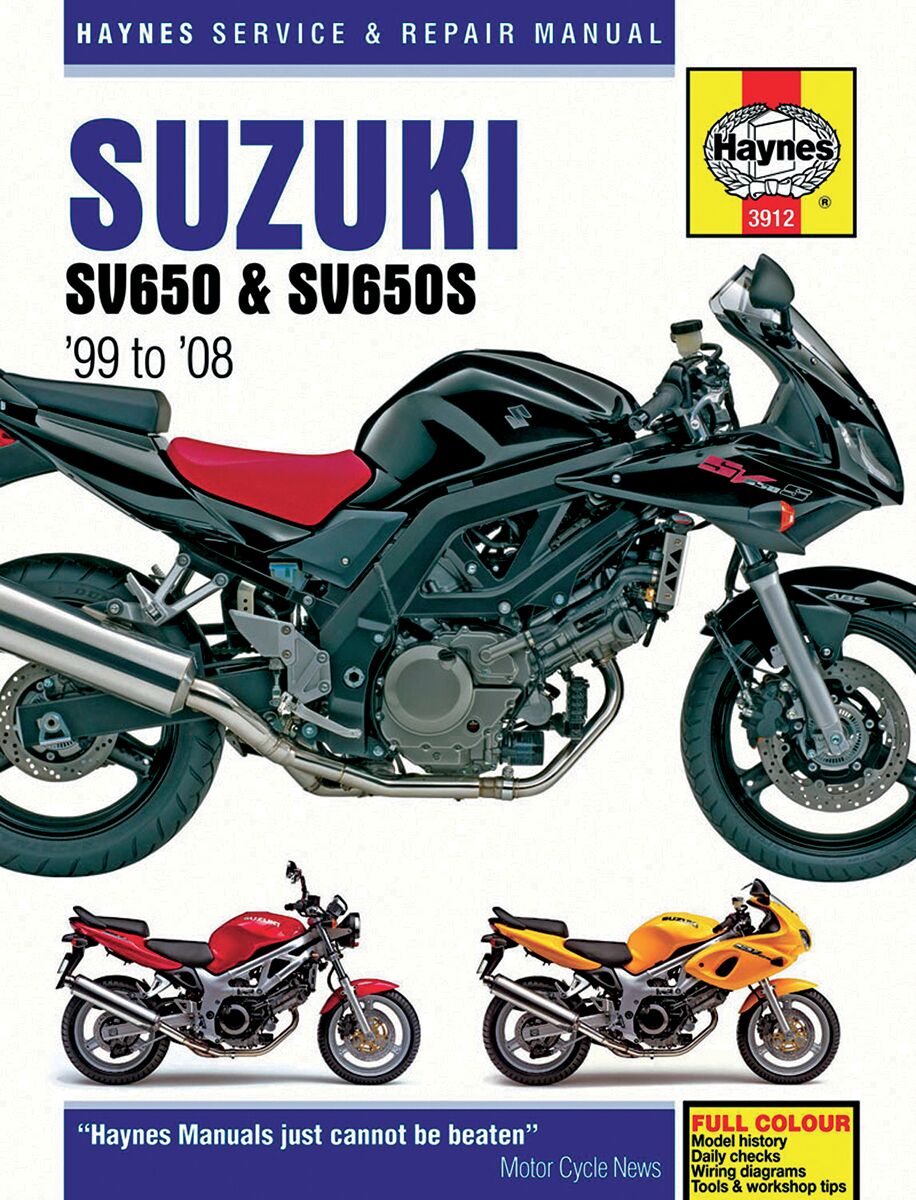 Käsiraamat Suzuki SV650