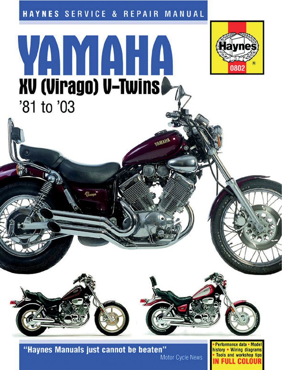 Käsiraamat YAM XV Virago V-Twin
