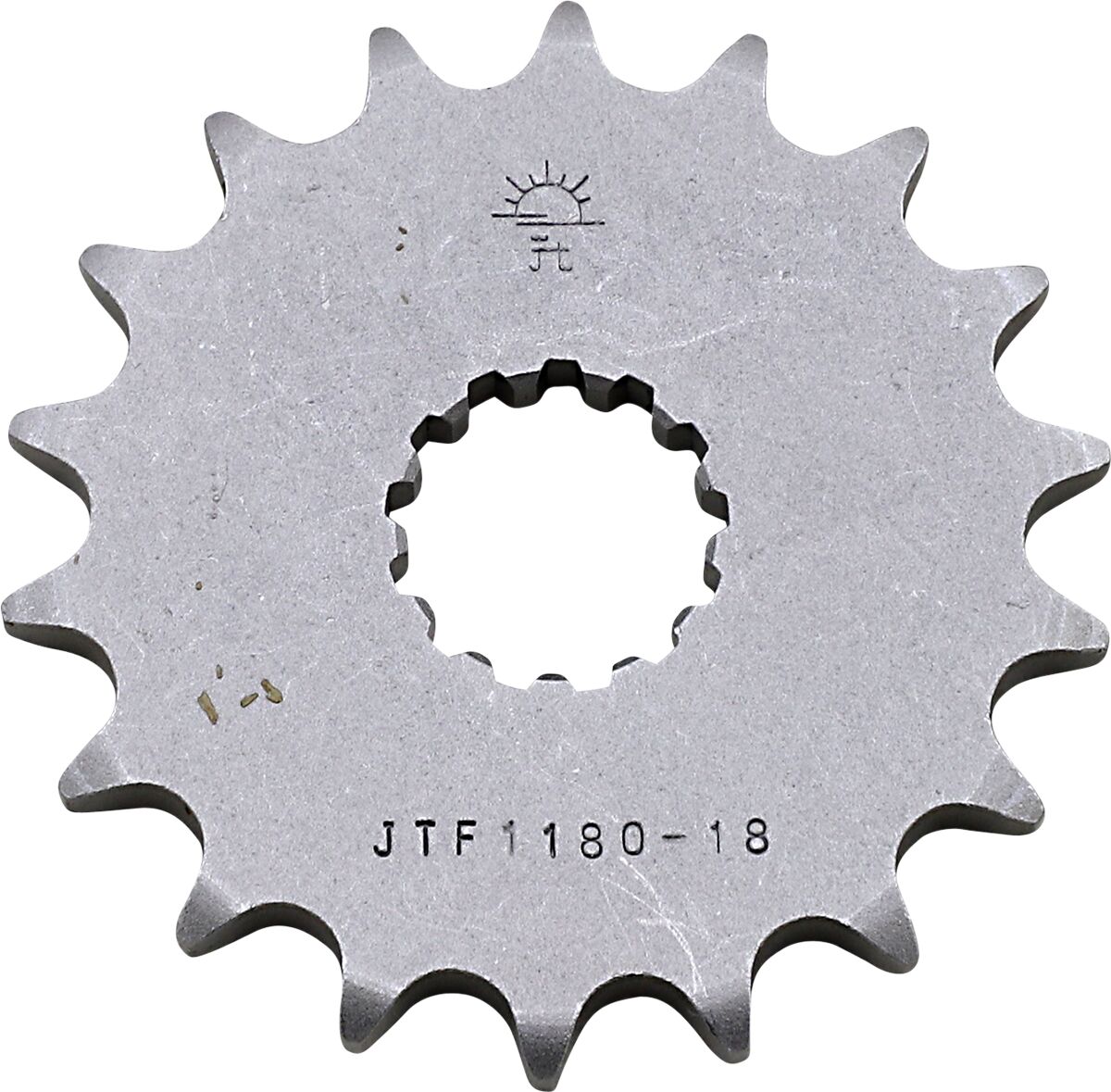 JTF1180.18 esimene vahetuskettiratas, 18 hammast, samm 530, naturaalne teras