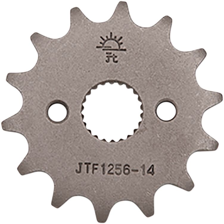 JTF1256.14 esimene vahetuskettiratas, 14 hammast, samm 420, naturaalne teras