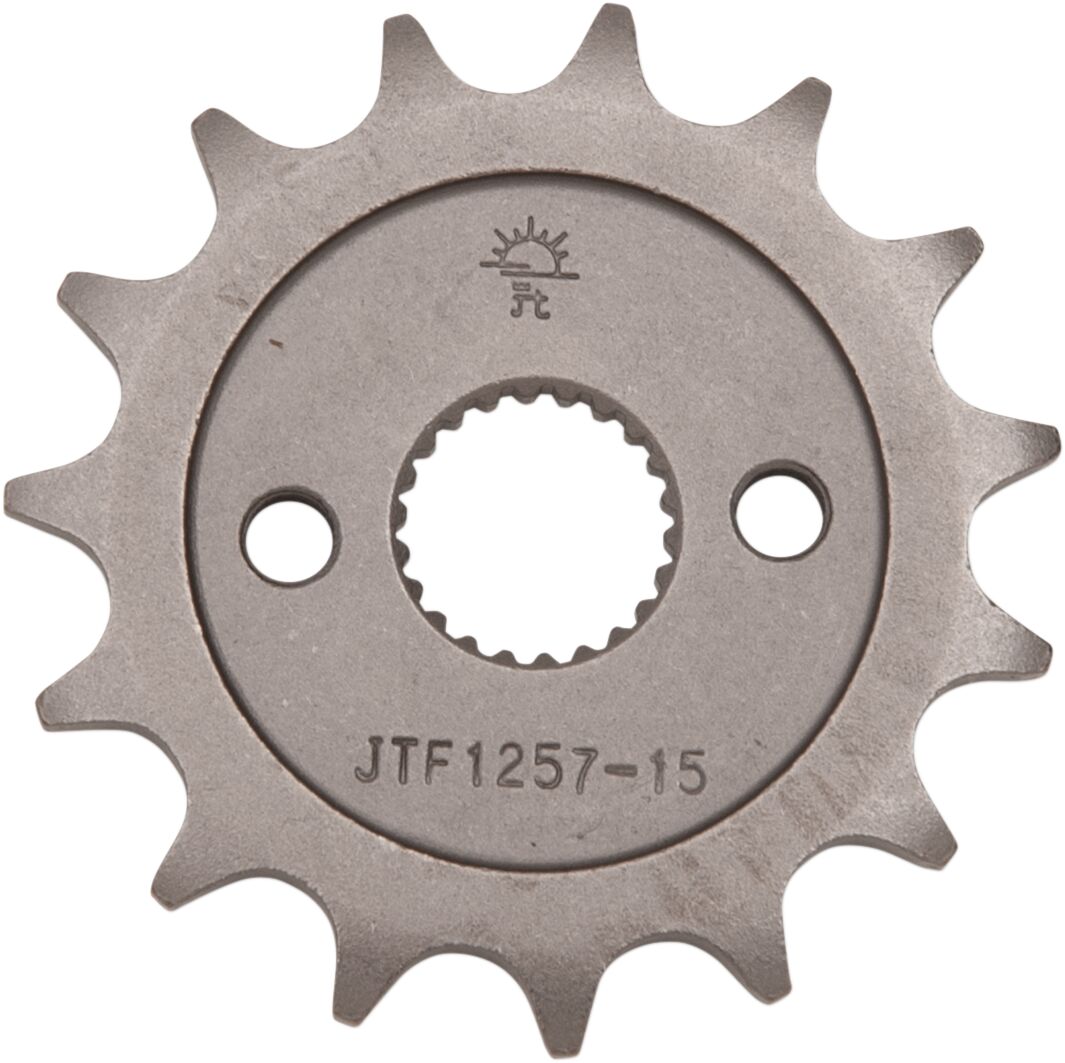 JTF1257.15 esimene vahetuskettiratas, 15 hammast, samm 428, naturaalne teras