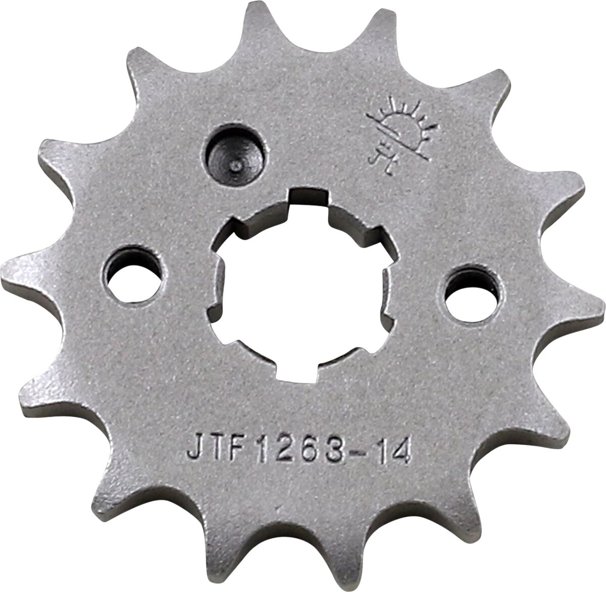 JTF1263.14 esimene vahetuskettiratas, 14 hammast, samm 420, naturaalne teras
