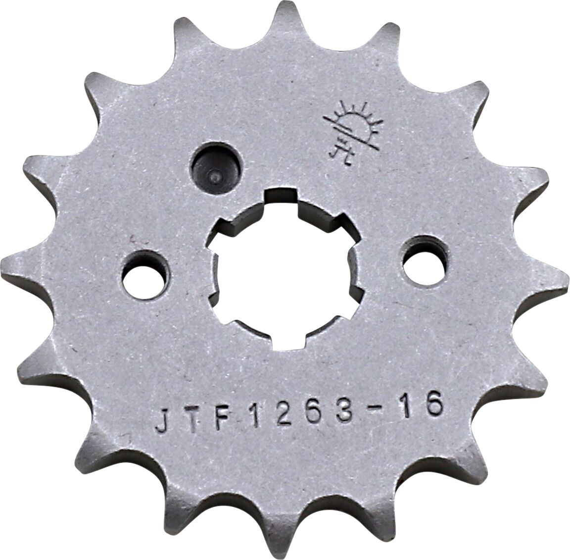 JTF1263.16 esimene vahetuskettiratas, 16 hammast, samm 428, naturaalne teras