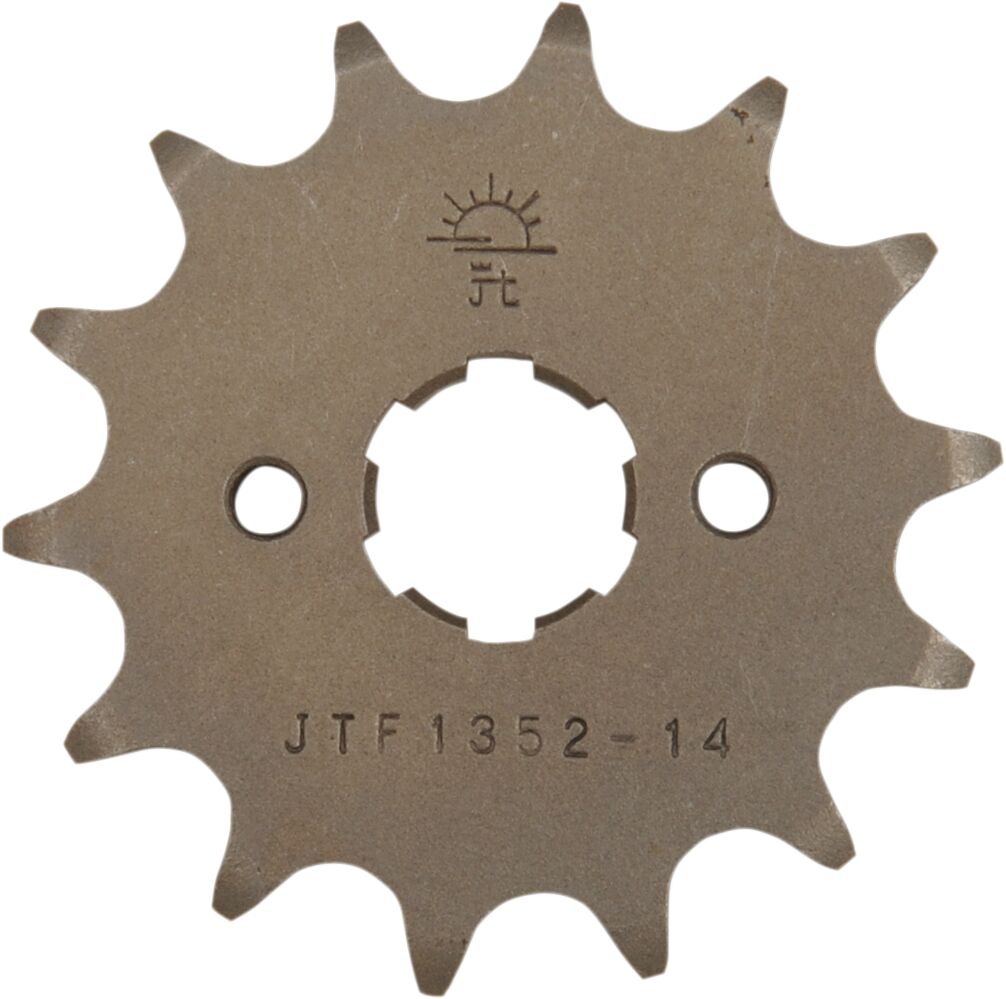 JTF1352.14 esimene vahetuskettiratas, 14 hammast, samm 520, naturaalne teras