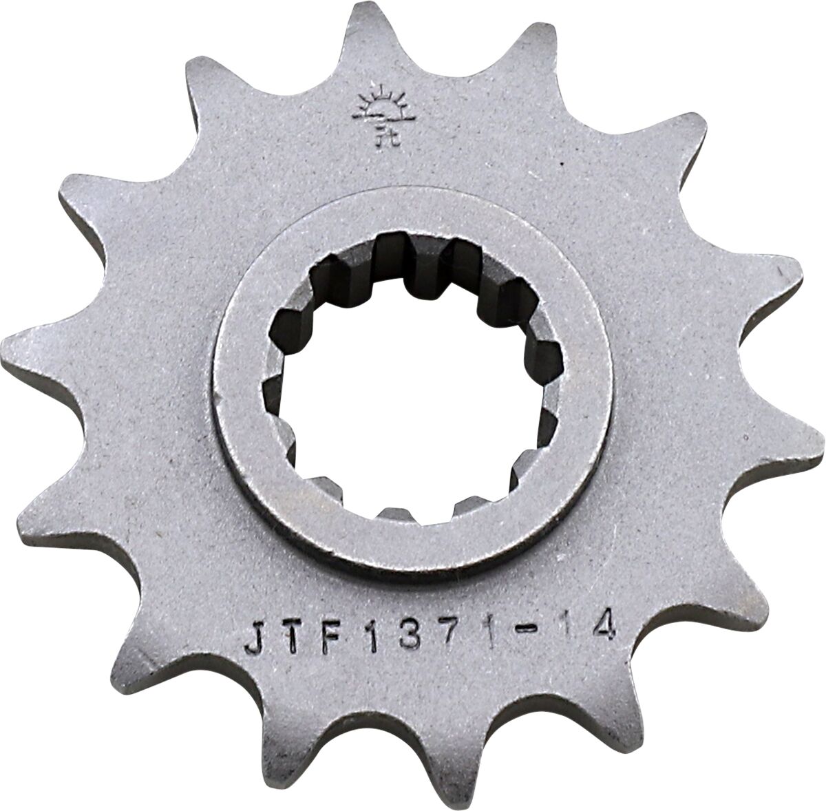 JTF1371.14 esimene vahetuskettiratas, 14 hammast, samm 525, naturaalne teras