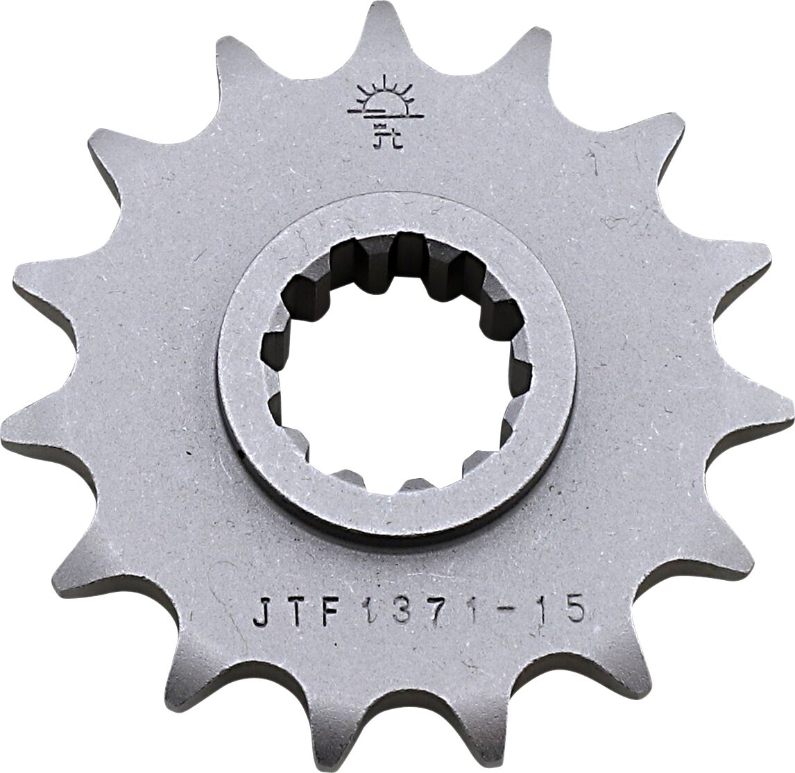 JTF1371.15 esimene vahetuskettiratas, 15 hammast, samm 525, naturaalne teras