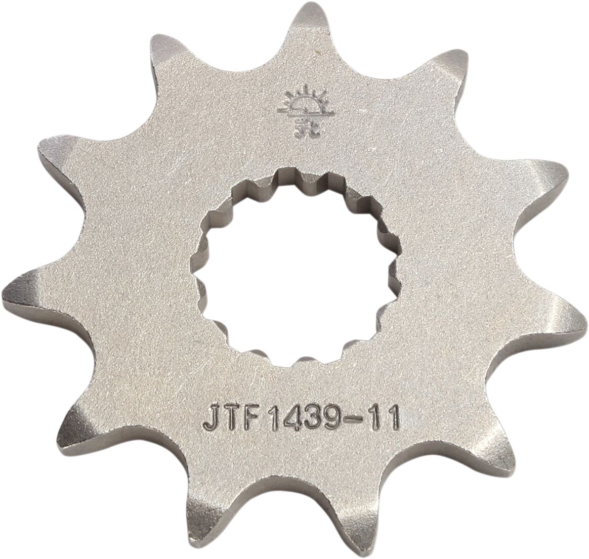 JTF1439.11 esimene vahetuskettiratas, 11 hammast, samm 520, naturaalne teras