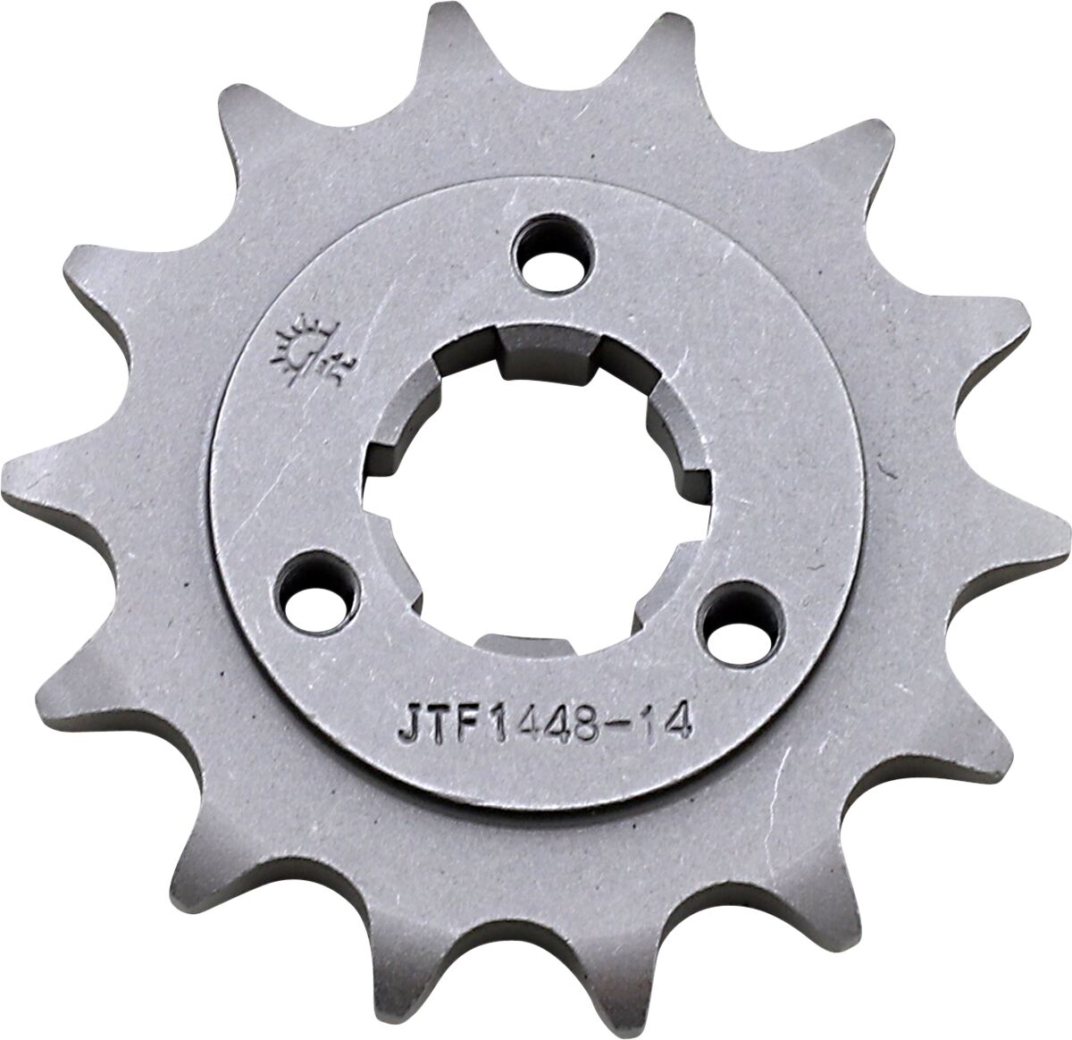 JTF1448.14 esimene vahetuskettiratas, 14 hammast, samm 525, naturaalne teras