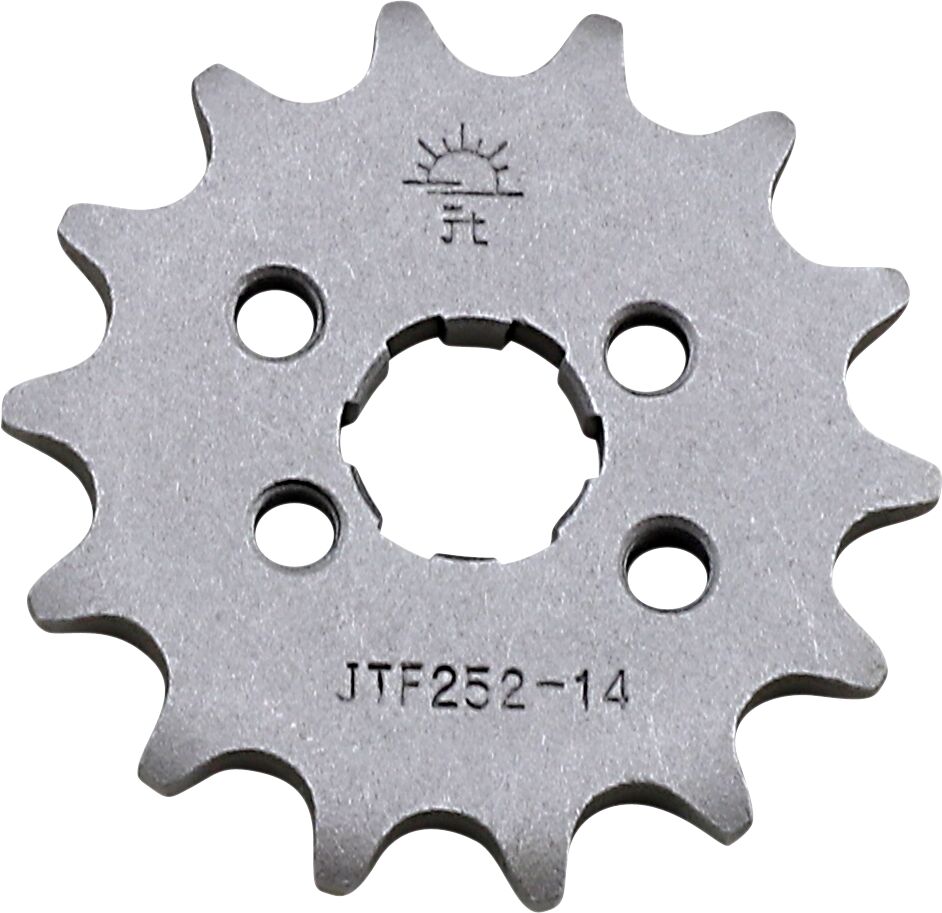 JTF252.14 esimene vahetuskettiratas, 14 hammast, samm 420, naturaalne teras