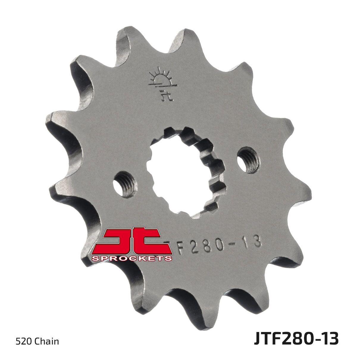 JTF280.13 esimene vahetuskettiratas, 13 hammast, samm 520, naturaalne teras