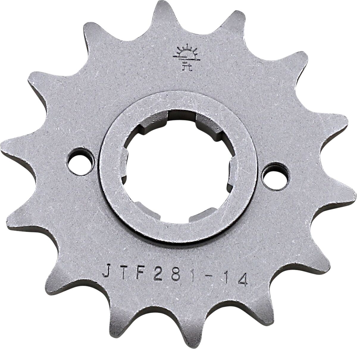 JTF281.14 esimene vahetuskettiratas, 14 hammast, samm 520, naturaalne teras