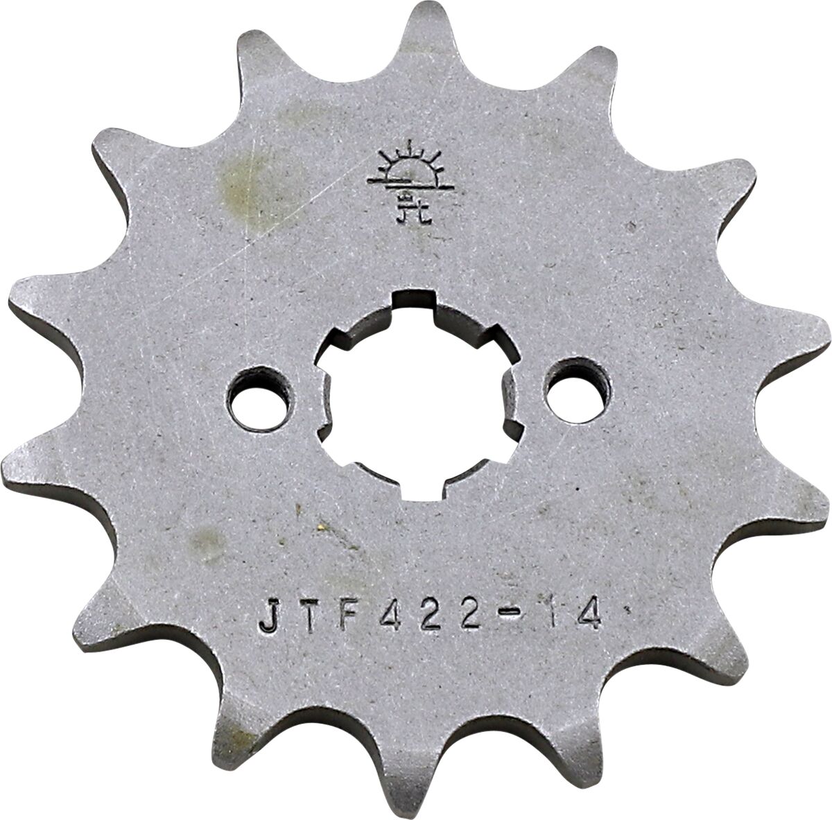 JTF422.14 esimene vahetuskettiratas, 14 hammast, samm 520, naturaalne teras