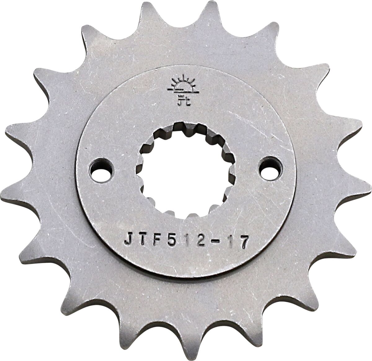 JTF512.17 esimene vahetuskettiratas, 17 hammast, samm 520, naturaalne teras