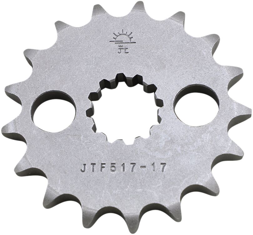 JTF517.17 esimene vahetuskettiratas, 17 hammast, samm 530, naturaalne teras