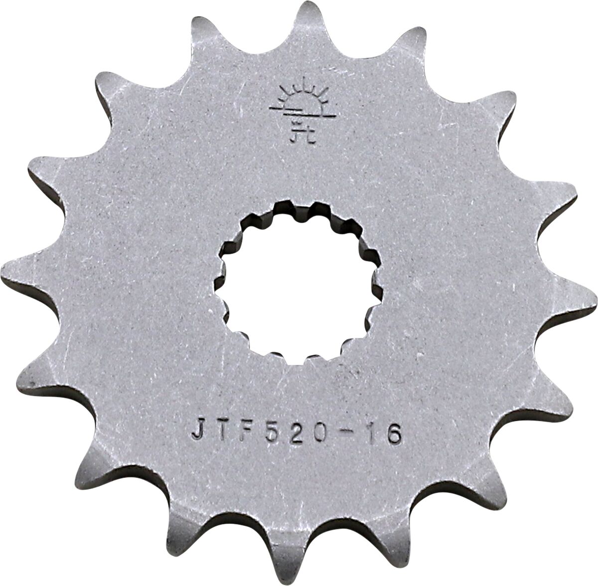 JTF520.16 esimene vahetuskettiratas, 16 hammast, samm 525, naturaalne teras