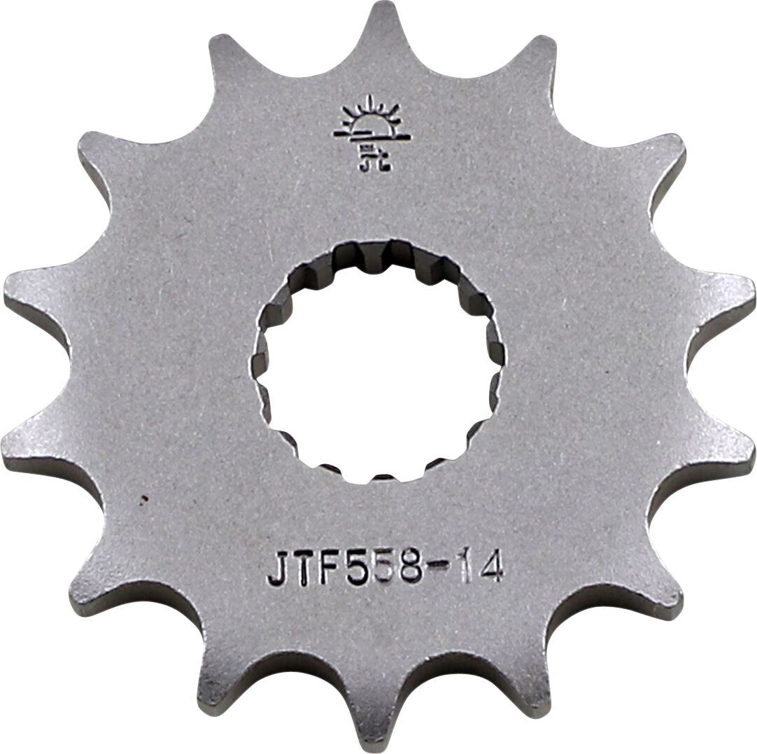 JTF558.14 esimene vahetuskettiratas, 14 hammast, samm 428, naturaalne teras