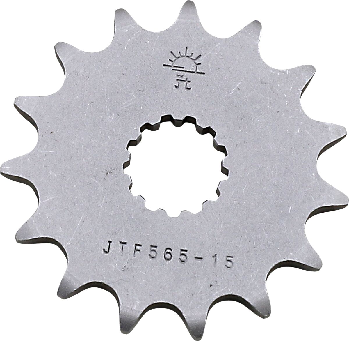 JTF565.15 esimene vahetuskettiratas, 15 hammast, samm 520, naturaalne teras