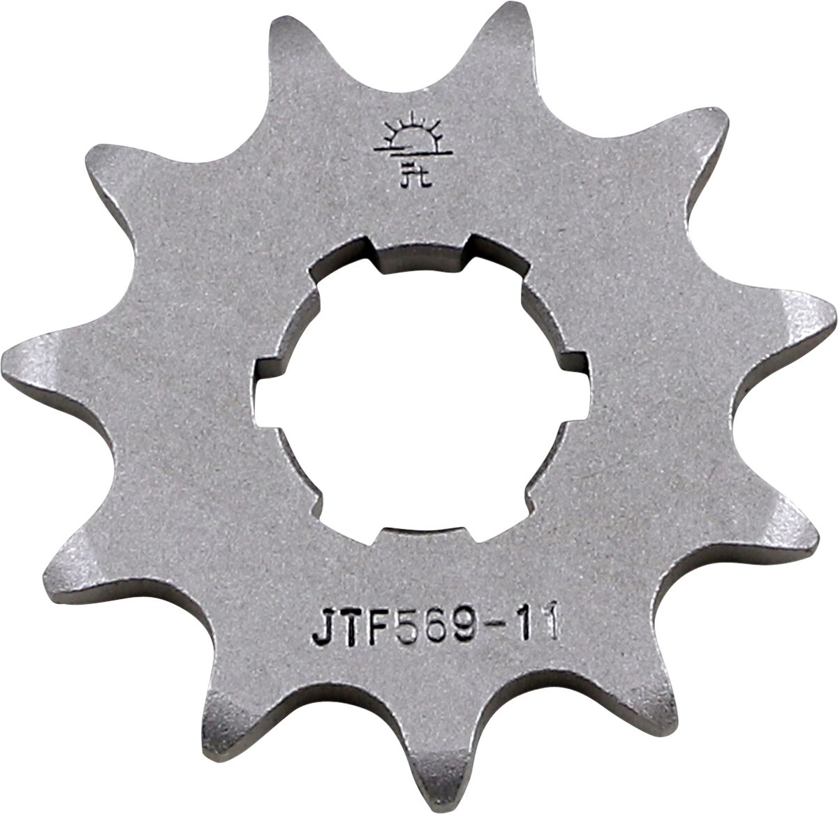 JTF569.11 esimene vahetuskettiratas, 11 hammast, samm 520, naturaalne teras