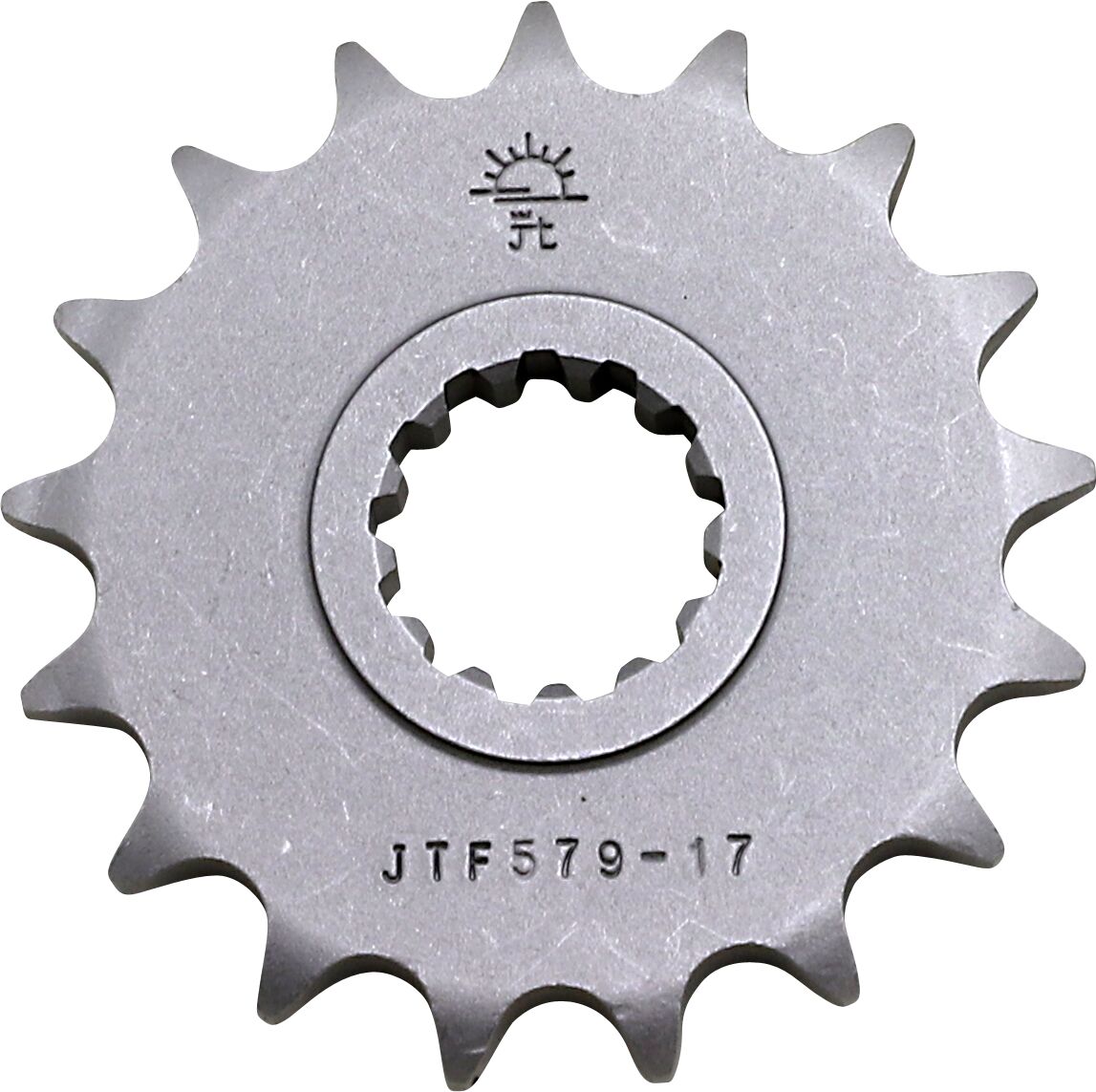 JTF579.17 esimene vahetuskettiratas, 17 hammast, samm 530, naturaalne teras