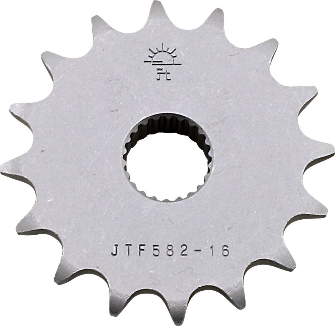 JTF582.16 esimene vahetuskettiratas, 16 hammast, samm 520, naturaalne teras